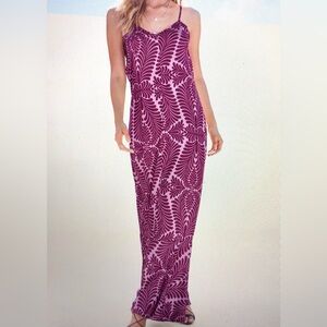 VENUS PLUS SIZE SILKY PRINTED MAXI DRESS New